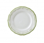 Filet Vert Canape Plate - Green 6 1/2\ Diameter


